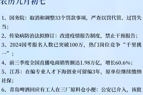 九月初七到十七，农历中的这一神秘周期，你知道多少？