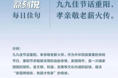 重阳节与传统的敬老文化