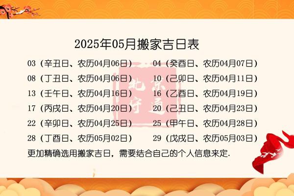 入宅吉日大揭秘，这些日子最适合搬家，你知道吗？