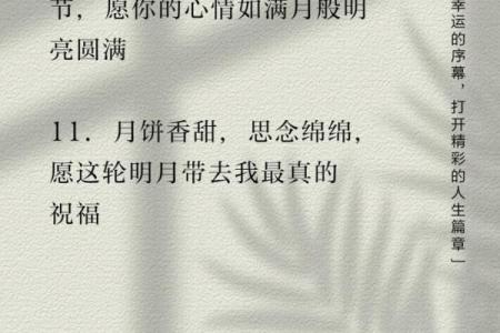 中秋节祝福语：明月千里，共赏团圆