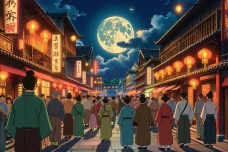 五月十四夜：揭秘古风民俗，寻味传统节日魅力