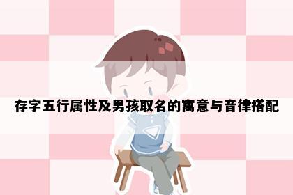 存字五行属性及男孩取名的寓意与音律搭配