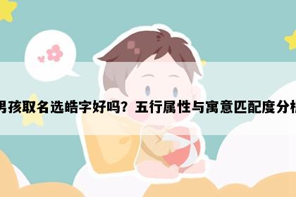 男孩取名选皓字好吗？五行属性与寓意匹配度分析