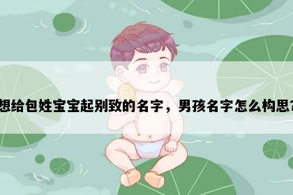 想给包姓宝宝起别致的名字，男孩名字怎么构思？