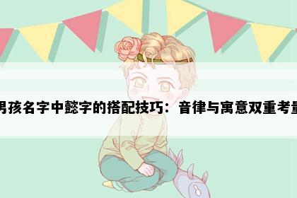 男孩名字中懿字的搭配技巧：音律与寓意双重考量