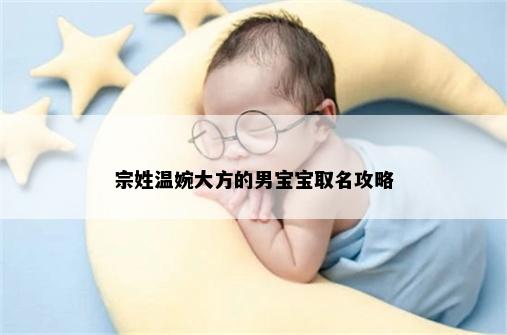 宗姓温婉大方的男宝宝取名攻略