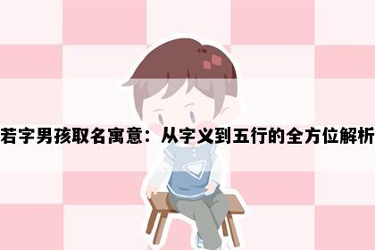 若字男孩取名寓意：从字义到五行的全方位解析