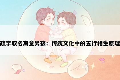 疏字取名寓意男孩：传统文化中的五行相生原理